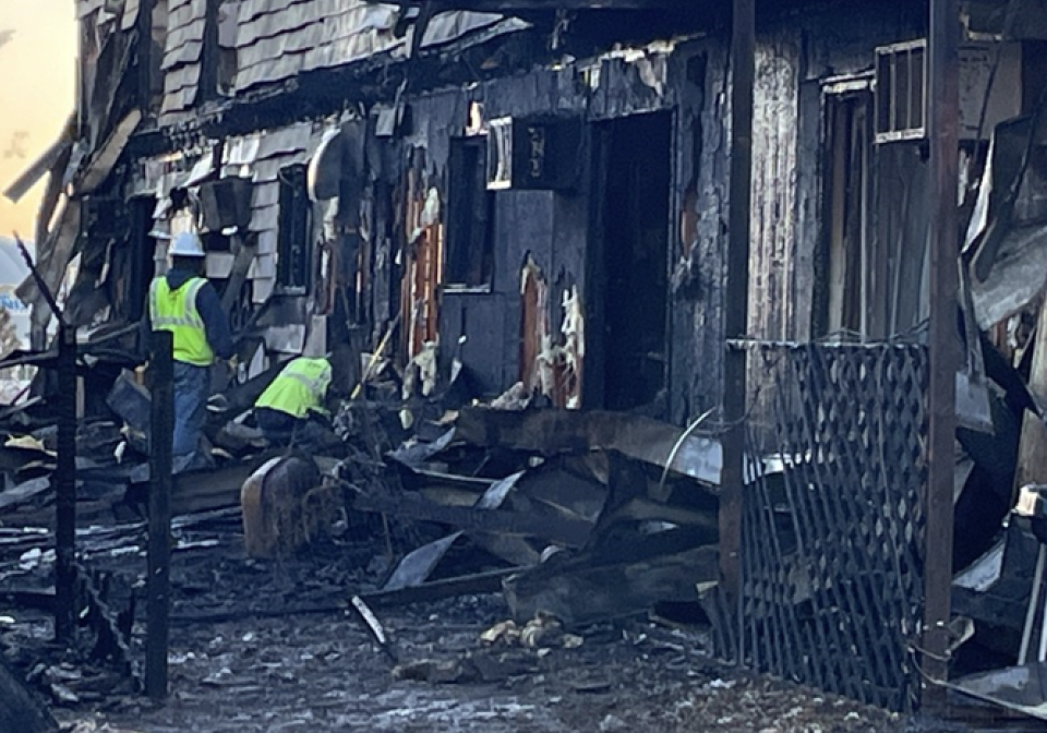 Apartment Fire interior